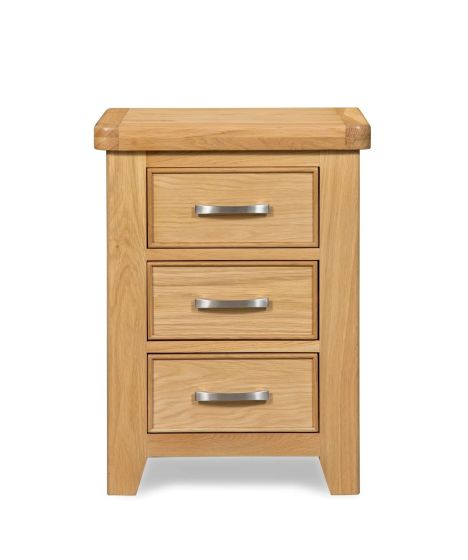 SLIGO OAK 3 DWR BEDSIDE CHEST