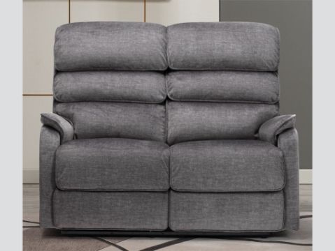 SAVOY GREY E/RECLINING 2 SEATER SOFA