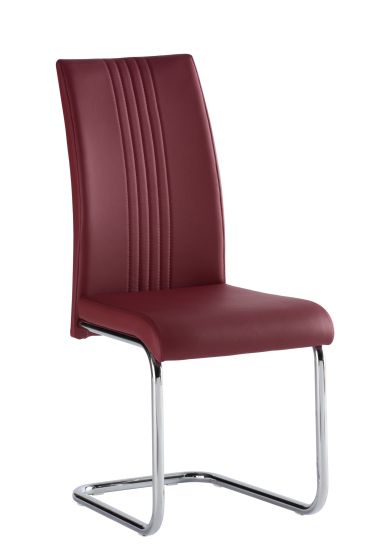 MONACO RED DINING CHAIR