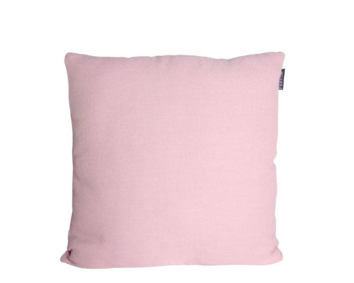 45cm SOFT PINK WEAVE CUSHION