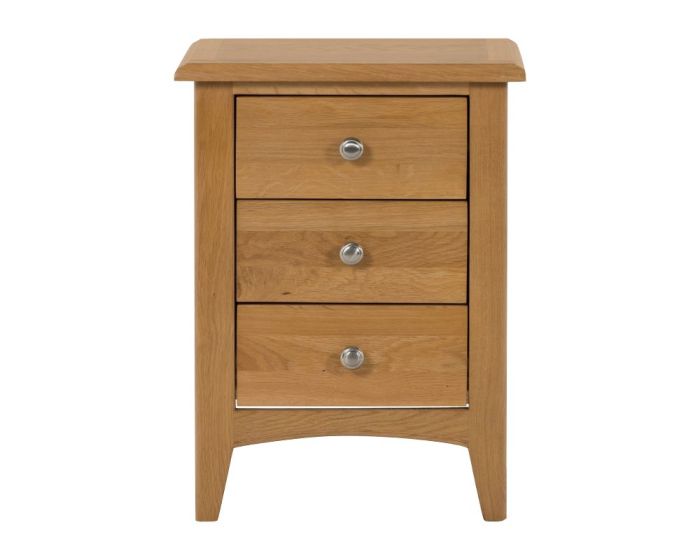 KILKENNY OAK LARGE 3 DWR BEDSIDE CHEST