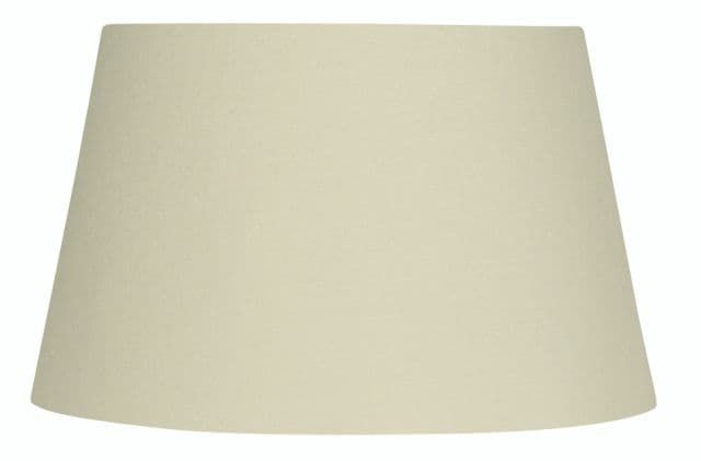 14" CREAM COTTON DRUM SHADE