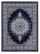 120x170 NAVY CLASSIQUE MEDALLION