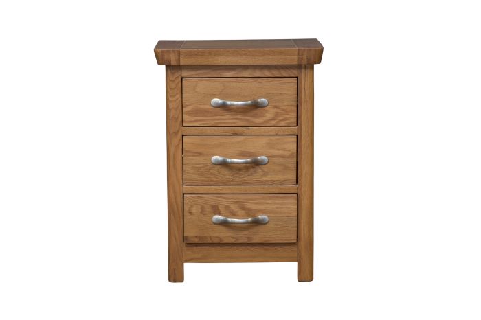 MANHATTAN OAK 3 DWR BEDSIDE CHEST