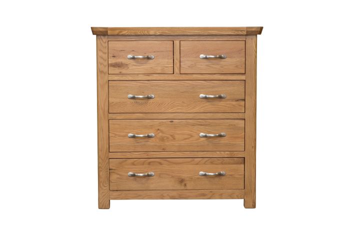 MANHATTAN OAK 5 DWR CHEST