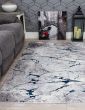 120x170 GLITZ MARBLE BLUE RUG