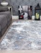 120x170 GLITZ MARBLE BLUE RUG