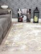 120x170 GLITZ MARBLE OCHRE RUG