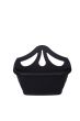 42cm VENETIAN WALL PLANTER BLACK