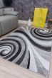 120x170 SAMBA SPIRALS GREY RUG