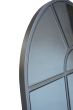 147x61 VOLDA PEWTER WINDOW MIRROR