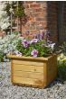 45cm HARSWELL SQ. WOODEN PLANTER