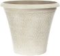 14.5" RD. POWDERED BEIGE GREY APRIL PLANTER