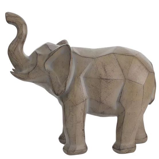 PLAYFUL ELEPHANT FIGURINE