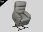 WESTVILLE CHARCOAL DUAL MOTOR LIFT & TILT ARMCHAIR