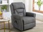 SANDRINGHAM GREY LIFT & TILT ARMCHAIR (DUAL MOTOR)