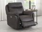 CLAREMONT GREY E/RECLINING ARMCHAIR