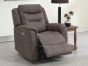 HARROGATE BROWN E/RECLINING ARMCHAIR