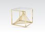 CALABRIA LAMP TABLE - GOLD / STONE