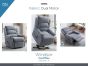 WINDSOR ST/BLUE LIFT & TILT ARMCHAIR - DUAL MOTOR