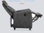 LOMOND GREY RECLINING ARMCHAIR