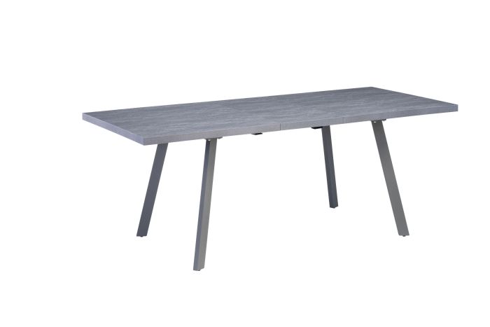 PICASSO 1.6m (0.4m) EXT DINING TABLE - DARK RHINE