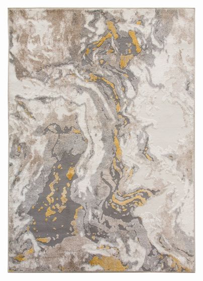 160x220 OCHRE MARBLE CASINO RUG