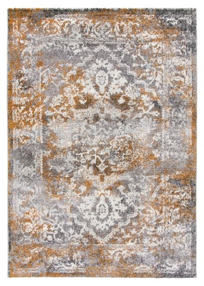 80x150 PUMPKIN ANTIKA MEDALLION RUG