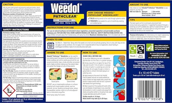 6pk WEEDOL PATHCLEAR WEED KILLER - Image 2