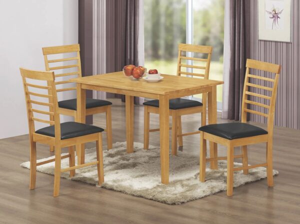 HANOVER LT OAK DINING CHAIR - ASSEMBLED - Image 2