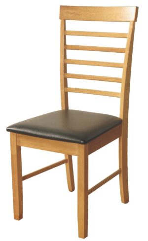 HANOVER LT OAK DINING CHAIR - ASSEMBLED