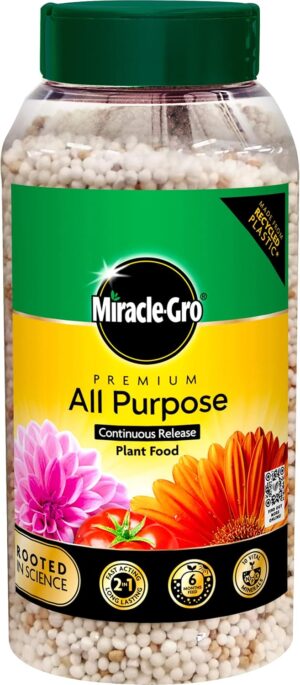 900g MIRACLE GRO CONTINIOUS RELEASE PLANT FOOD