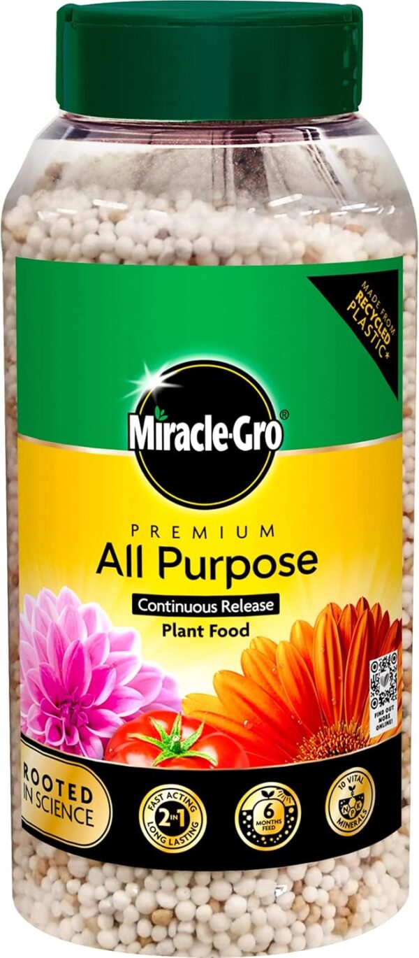 900g MIRACLE GRO CONTINIOUS RELEASE PLANT FOOD