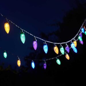 SET 30 MULTIPOWER CONE STRING LIGHTS