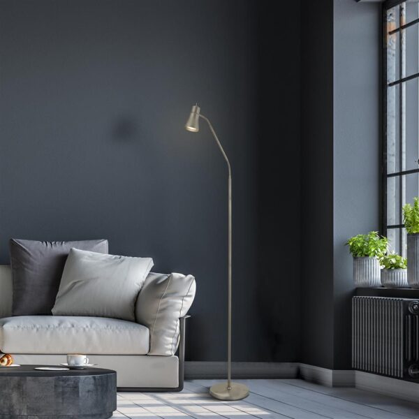 JOLLY F/LAMP - SATIN SILVER METAL - Image 3