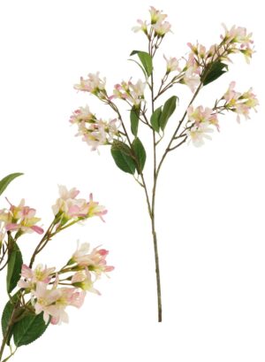 SILK SPRING BLOSSOM PINK SPRAY STEM