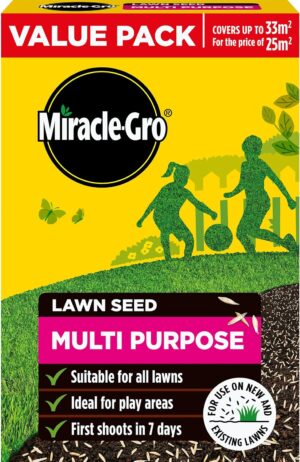 1kg MIRACLE GRO MULTI PURP. LAWN SEED