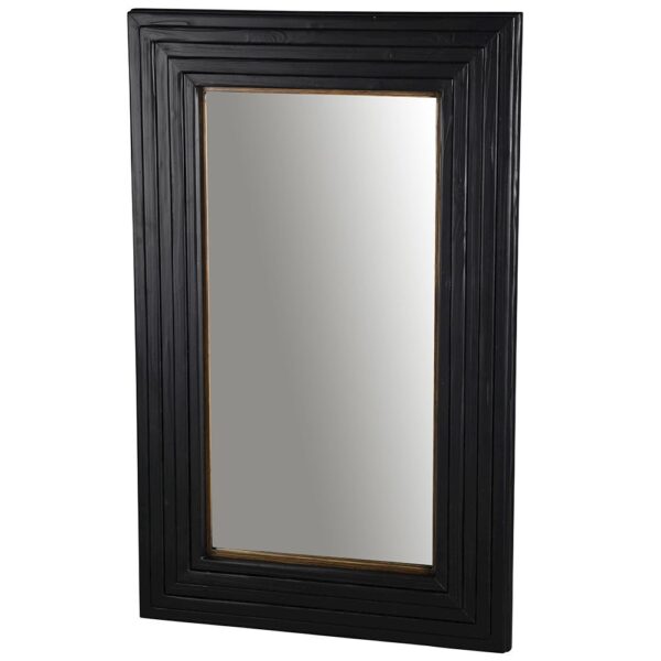 BLACK AZTEC WALL MIRROR - 123x77