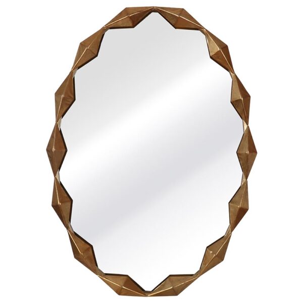 70x97 GOLD OVAL WALL MIRROR