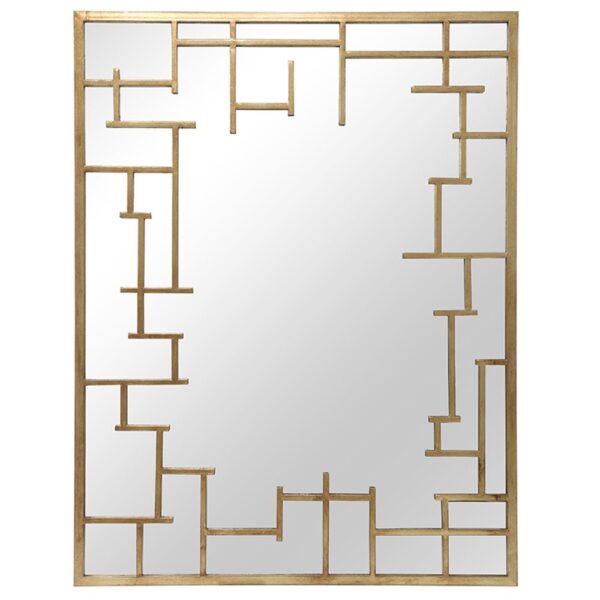 76x100 GOLD LINEAR WALL MIRROR