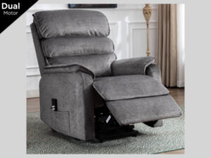 SAVOY GREY LIFT & TILT ARMCHAIR - DUAL MOTOR