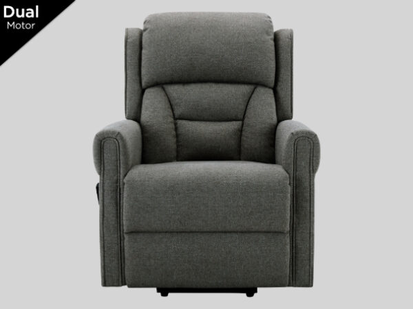 SANDRINGHAM GREY LIFT & TILT ARMCHAIR (DUAL MOTOR) - Image 2