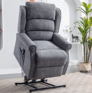 WINDSOR ST/BLUE TILT & LIFT ARMCHAIR (SINGLE MOTOR)