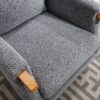 LISBON FIRESIDE ARMCHAIR - STEEL BLUE - Image 2