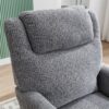 LISBON FIRESIDE ARMCHAIR - STEEL BLUE - Image 3