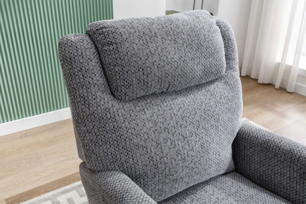 LISBON FIRESIDE ARMCHAIR - STEEL BLUE - Image 3