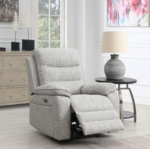 BROMLEY ARMCHAIR E/RECLINING - STONE