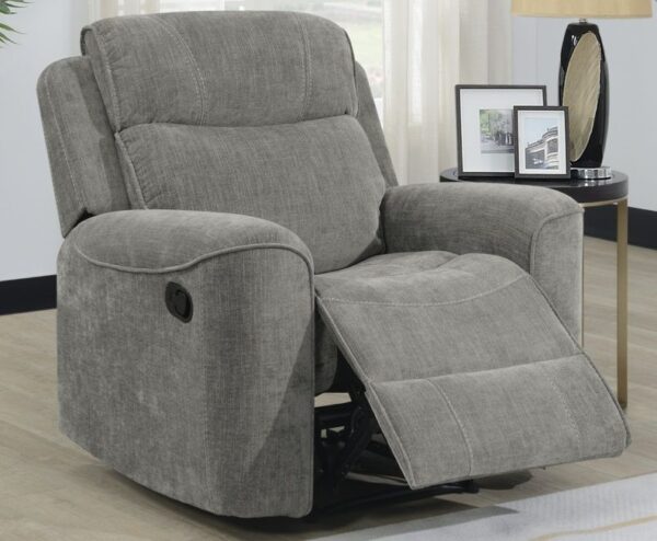 SANDHURST RECLINING ARMCHAIR - LIGHT GREY