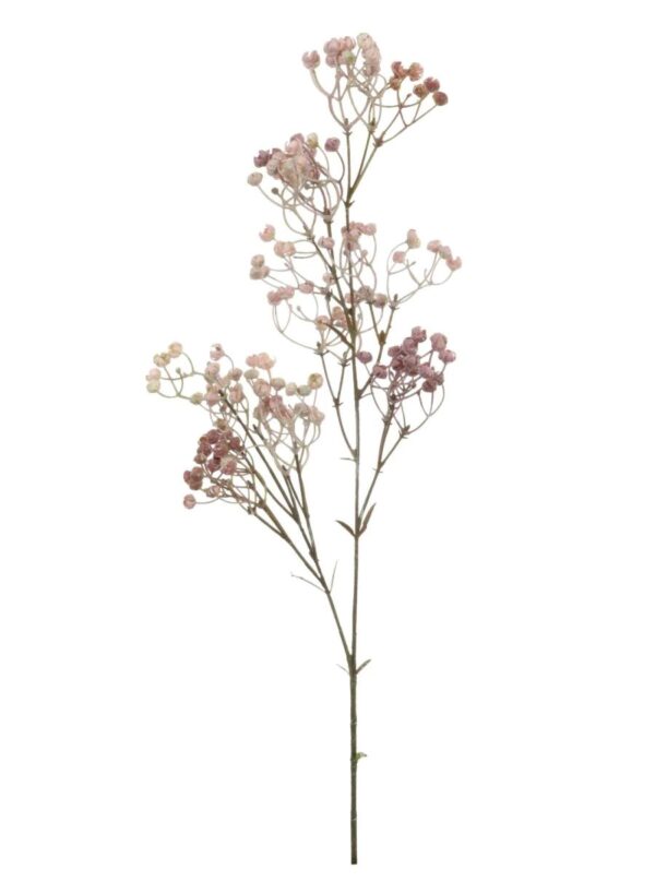 DRIED LOOK LINUM DUSTY PINK SPRAY STEM