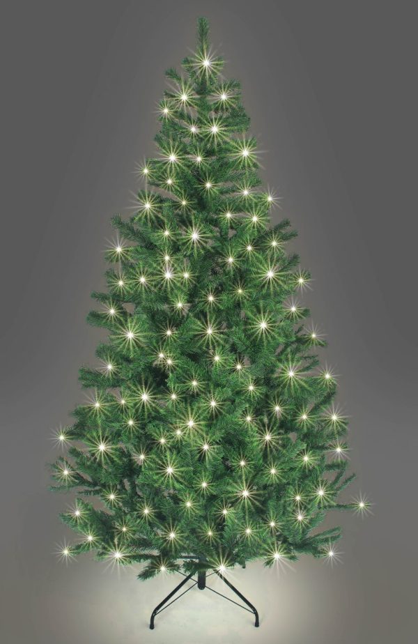 6ft ALASKAN PINE PRELIT 160 LED XMAS TREE